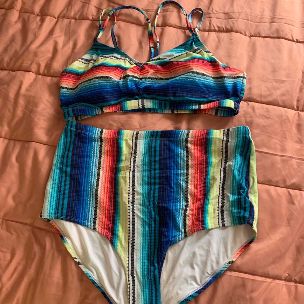 Sexy High waisted swim suit